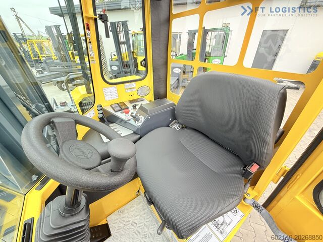 Four-way forklift Combilift C4000 GAS DUPLEX 4600 FREE-LIFT CABIN