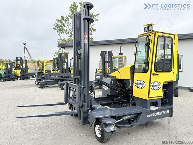 Four-way forklift Combilift C4000 GAS DUPLEX 4600 FREE-LIFT CABIN