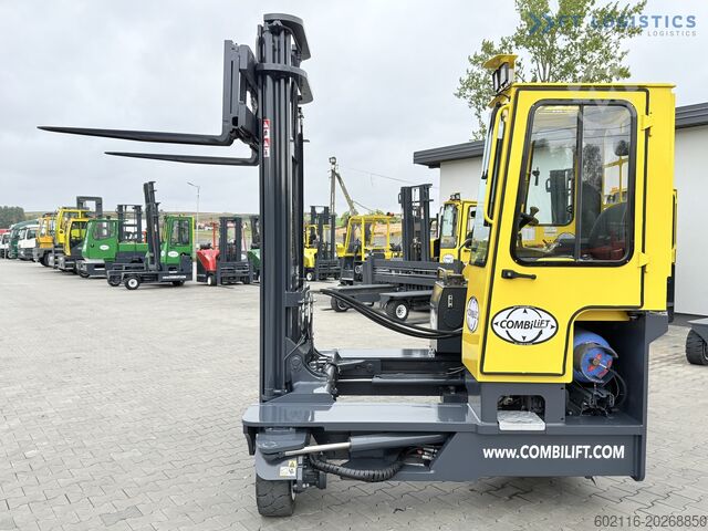 Four-way forklift Combilift C4000 GAS DUPLEX 4600 FREE-LIFT CABIN