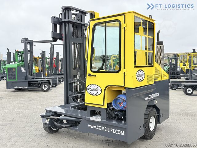 Four-way forklift Combilift C4000 GAS DUPLEX 4600 FREE-LIFT CABIN