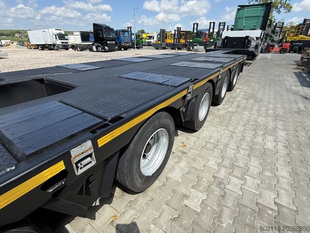 Low-bed semi-trailer for transporting construction machinery FAYMONVILLE FAYMONVILLE STZ-6WAU – 6 AXLES – 92.2GVW