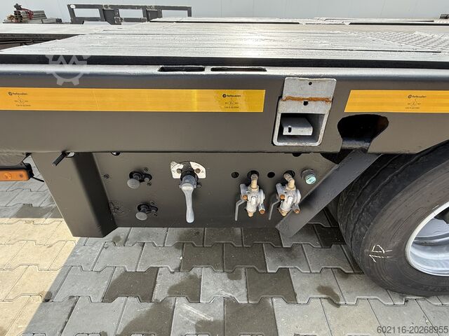 Low-bed semi-trailer for transporting construction machinery FAYMONVILLE FAYMONVILLE STZ-6WAU – 6 AXLES – 92.2GVW