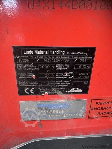 Niederhubwagen Linde T 20 SF Batterie Bj.21 Gabellänge 1600mm