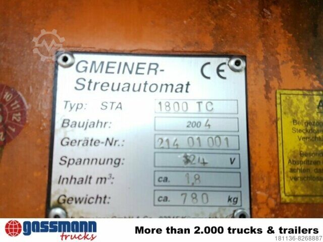 Agricultural machine  Gmeiner Streuautomat STA 1800 TC mit