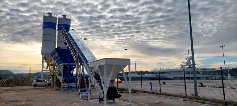 Mobile concrete mixing plant PROMAX Mobile Concrete Batching Plant 60m3/h