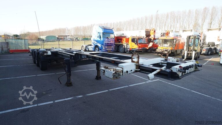 Containertransport Renders 3 AXLE EXTENDABLE CONTAINER TRANSPORT TRAILER