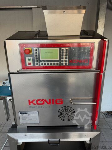 Kopfmaschine, Teigteil und Schleifmaschine könig mini Rex futura 4000