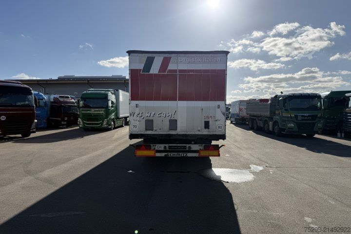 Auflieger mit Pritsche & Plane Schmitz Cargobull S24/27 Plane / Swiss-Vehicle