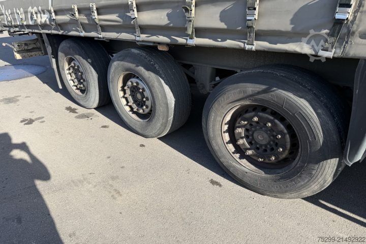 Auflieger mit Pritsche & Plane Schmitz Cargobull S24/27 Plane / Swiss-Vehicle