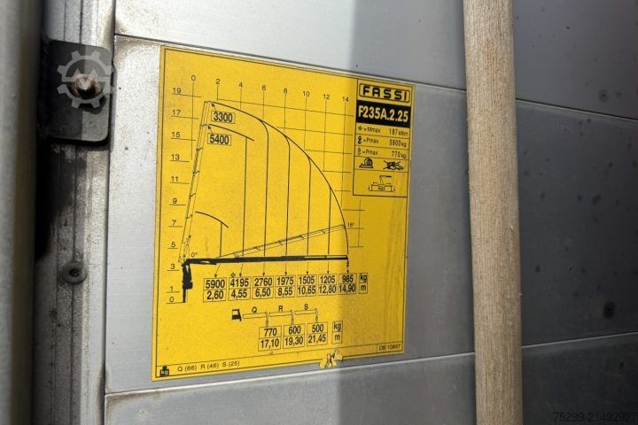 Autokran Volvo FE-320 6x2R Fassi 235 5-Fach