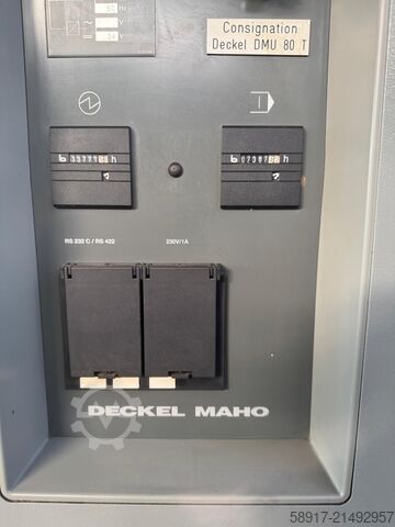 4-Achsen-Bearbeitungszentrum DECKEL MAHO tnc 430 DMU 80T 4axes