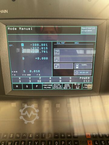 4-Achsen-Bearbeitungszentrum DECKEL MAHO tnc 430 DMU 80T 4axes