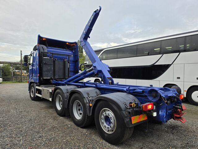 Roll-off tipper truck VOLVO FH-440 8x4 Lift+Lenk HIAB Multilift Blat