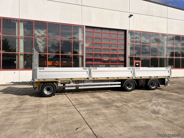 Anhänger mit offener Pritsche Möslein T 3 Plato 9 m  3 Achs Jumbo- Plato- Anhänger 9 m, Mega