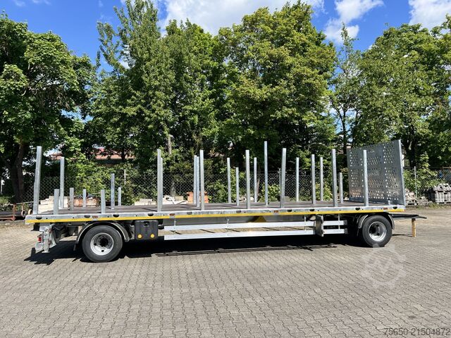 Anhänger mit offener Pritsche Möslein T 2 Plato 7,60 m  2 Achs Jumbo- Plato- Anhänger Mega