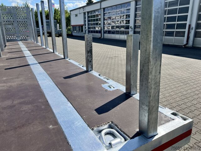 Anhänger mit offener Pritsche Möslein T 2 Plato 7,60 m  2 Achs Jumbo- Plato- Anhänger Mega