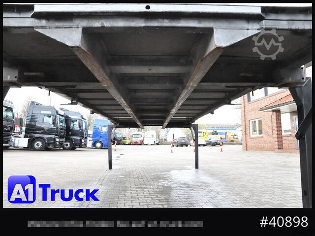 Swap body with flatbed & tarp WECON WPR 745, verzinkt, 2520  innen, Code XL, neue Plane