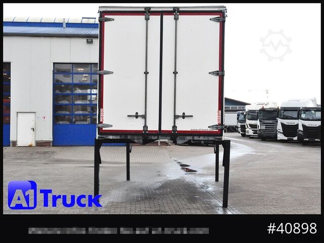 Swap body with flatbed & tarp WECON WPR 745, verzinkt, 2520  innen, Code XL, neue Plane