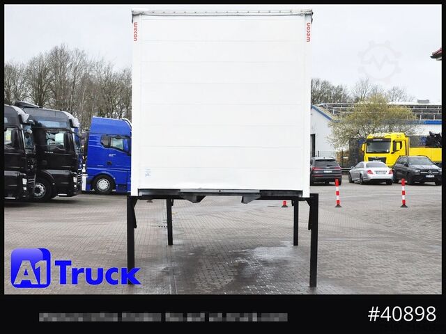 Swap body with flatbed & tarp WECON WPR 745, verzinkt, 2520  innen, Code XL, neue Plane