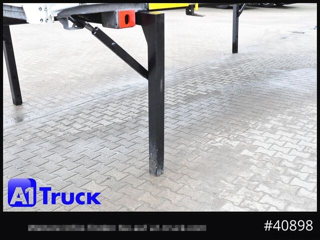 Swap body with flatbed & tarp WECON WPR 745, verzinkt, 2520  innen, Code XL, neue Plane