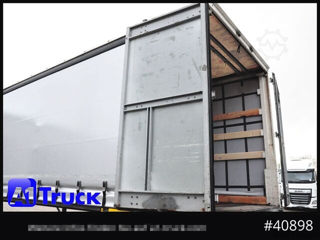 Swap body with flatbed & tarp WECON WPR 745, verzinkt, 2520  innen, Code XL, neue Plane