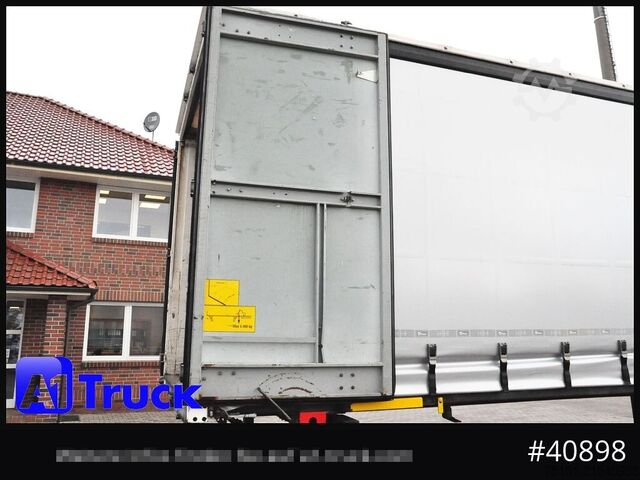 Swap body with flatbed & tarp WECON WPR 745, verzinkt, 2520  innen, Code XL, neue Plane