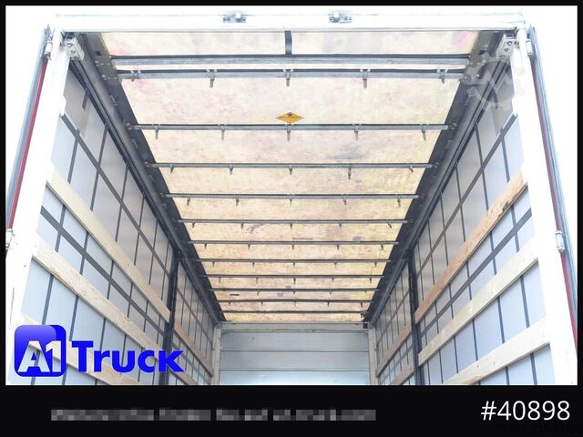 Swap body with flatbed & tarp WECON WPR 745, verzinkt, 2520  innen, Code XL, neue Plane