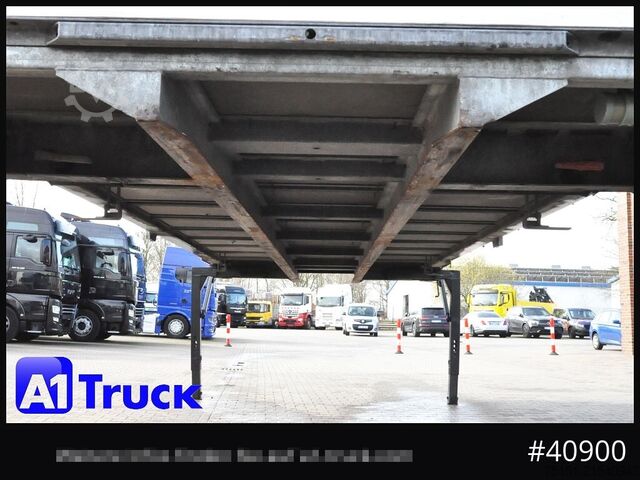 Swap body with flatbed & tarp WECON WPR 745, verzinkt, 2520  innen, Code XL, neue Plane