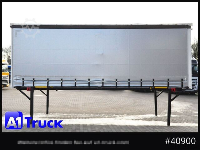 Swap body with flatbed & tarp WECON WPR 745, verzinkt, 2520  innen, Code XL, neue Plane