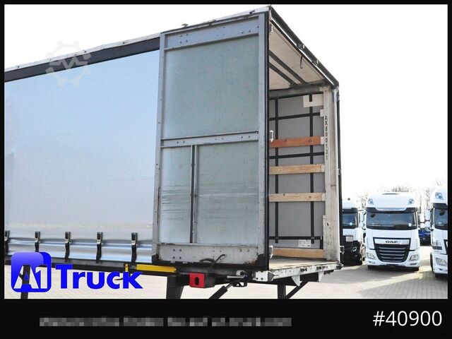 Swap body with flatbed & tarp WECON WPR 745, verzinkt, 2520  innen, Code XL, neue Plane