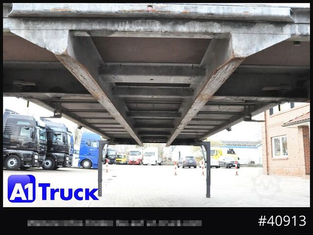 Swap body with flatbed & tarp WECON WPR 745, verzinkt, 2520  innen, Code XL, neue Plane