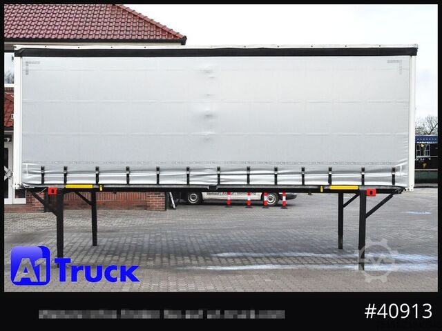 Swap body with flatbed & tarp WECON WPR 745, verzinkt, 2520  innen, Code XL, neue Plane