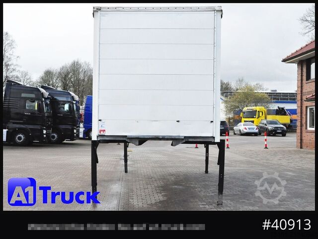 Swap body with flatbed & tarp WECON WPR 745, verzinkt, 2520  innen, Code XL, neue Plane