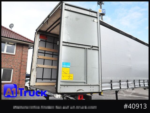 Swap body with flatbed & tarp WECON WPR 745, verzinkt, 2520  innen, Code XL, neue Plane