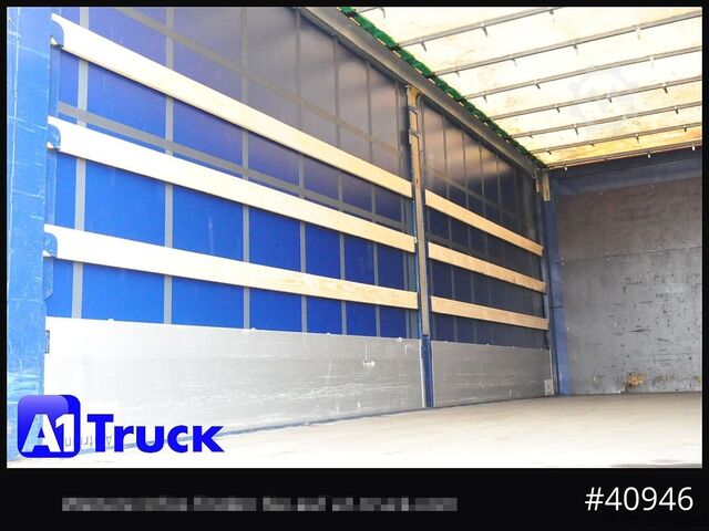 Wechselbrücke mit Pritsche & Plane KRONE Wechselbrücke 7,45, Code XL, Bordwand, neue Plane