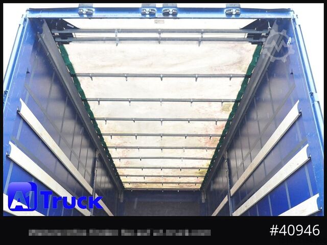 Wechselbrücke mit Pritsche & Plane KRONE Wechselbrücke 7,45, Code XL, Bordwand, neue Plane