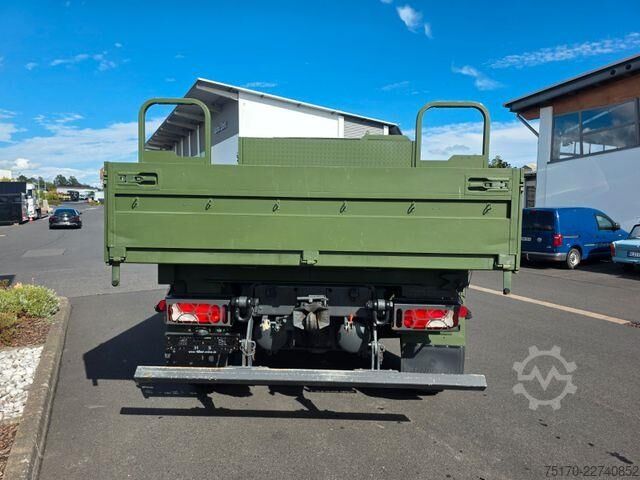 Plattformanhänger Mercedes-Benz Atego 1018 A 4x4 Pritsche mehrfach vorh.