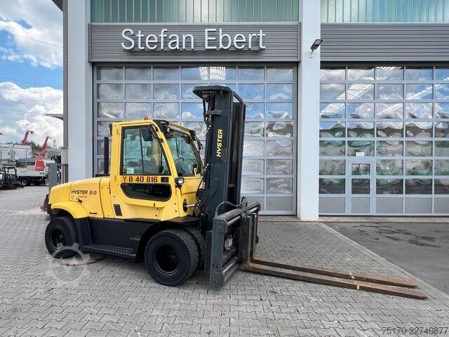 Gabelstapler Hyster H8.0 FT9 / nur 1.426h! / Triplex: 5,52m / ZVG