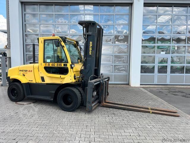 Gabelstapler Hyster H8.0 FT9 / nur 1.426h! / Triplex: 5,52m / ZVG