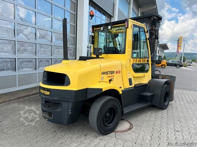 Gabelstapler Hyster H8.0 FT9 / nur 1.426h! / Triplex: 5,52m / ZVG