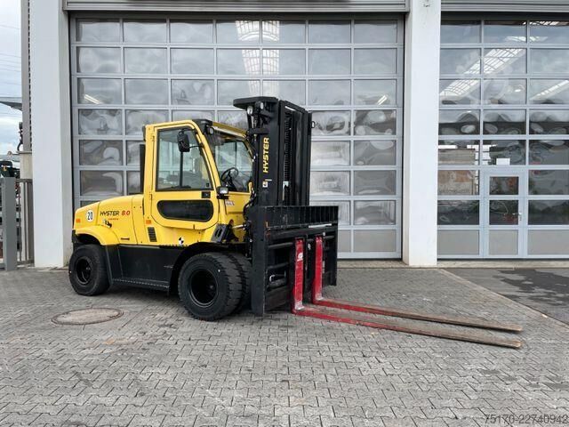 Gabelstapler Hyster H8.0 FT9 / nur 814h! / Triplex: 5,52m / ZVG