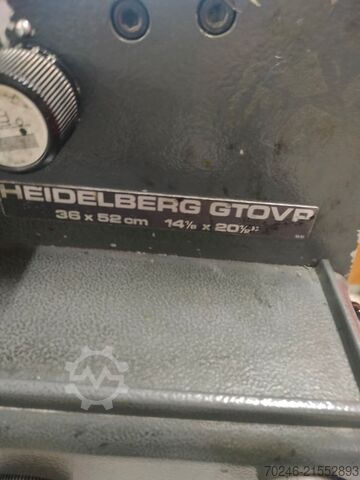 Offsetdruckmaschine Heidelberg GTOVP 52