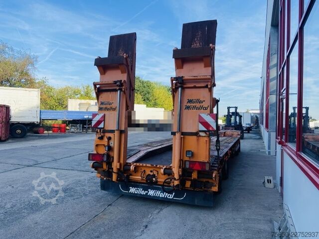 Tieflader Anhänger Müller-Mitteltal T4 Kompakt 40,0  4 Achs Tieflader- Anhänger