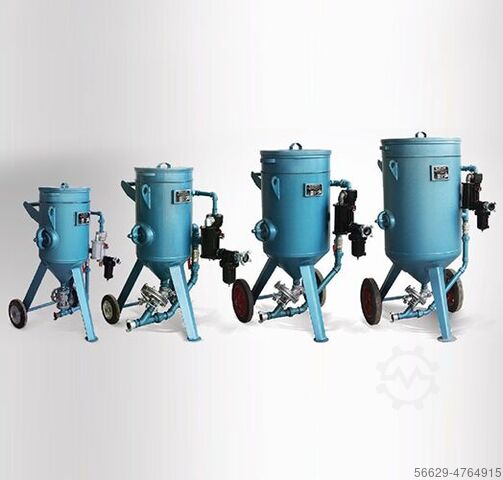 Sandblasting set with blasting pot PROTON PT-200 RC (200 L POT)