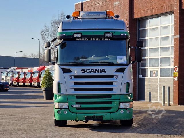 Autotransporter Scania R380 4x2 - Car transport / Flatbed - Ramp - Ful...