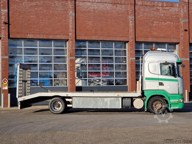 Autotransporter Scania R380 4x2 - Car transport / Flatbed - Ramp - Ful...