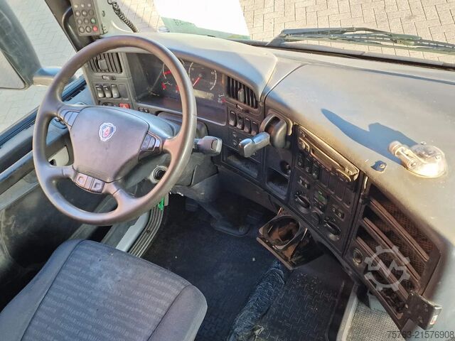 Autotransporter Scania R380 4x2 - Car transport / Flatbed - Ramp - Ful...