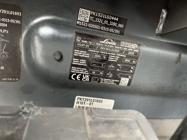 LPG Forklifts Linde H16T-01