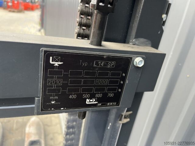 Stand-on stacker Linde L14SP