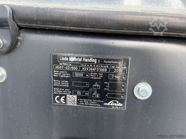 LPG Forklifts Linde H50T-02/600